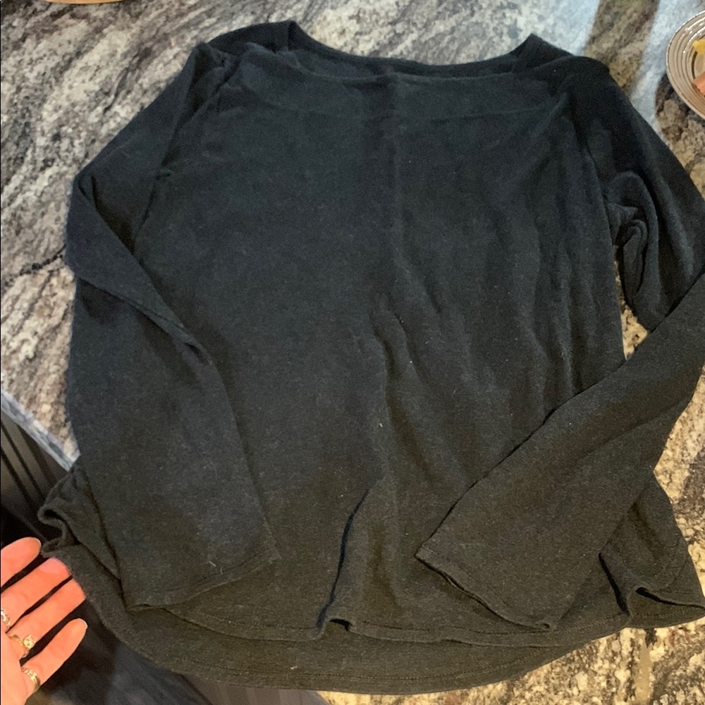 Royal Robbins Black Crew Neck Sweater Soft Long Sleeve